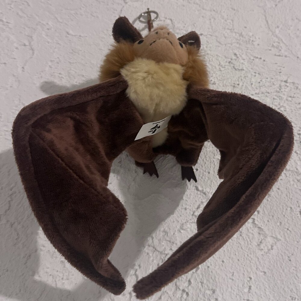 Cute Hanging Bat Plush Stuffed Animal Bendable Wings Texas Souvenir - Picture 3 of 12